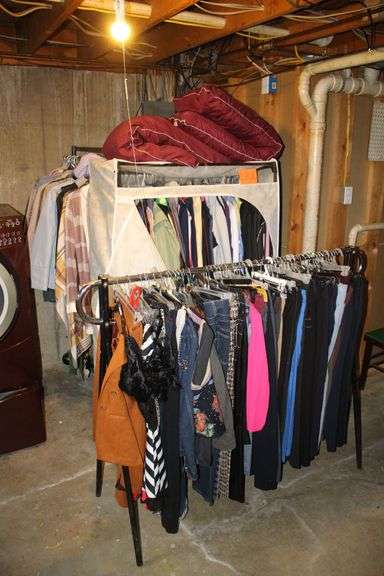 Various Sized Sweaters, Jackets, Pants, Track Suits, and Misc. Clothing
