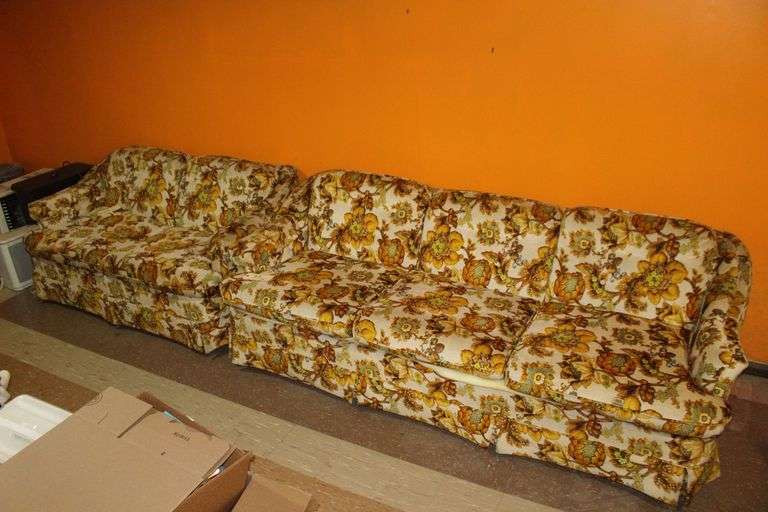 Sears Floral Couch and Loveseat