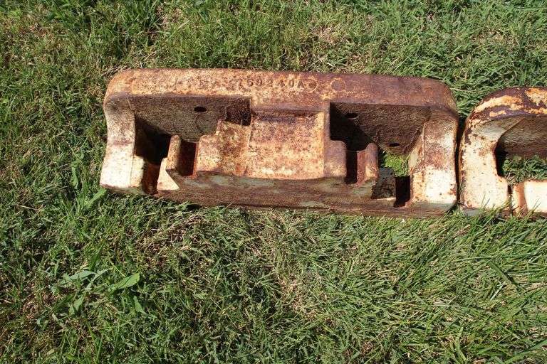 (2) Oliver Front End Tractor Weight Racks