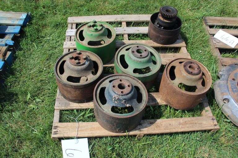 (6) Tractor Belt Pulleys image