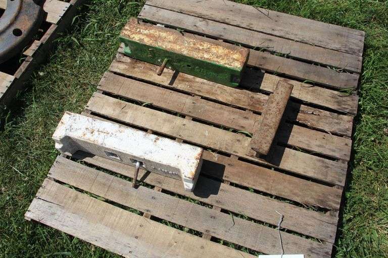 (2) Oliver Front End Weight Bars and a 12 Inch Piece of I Beam image