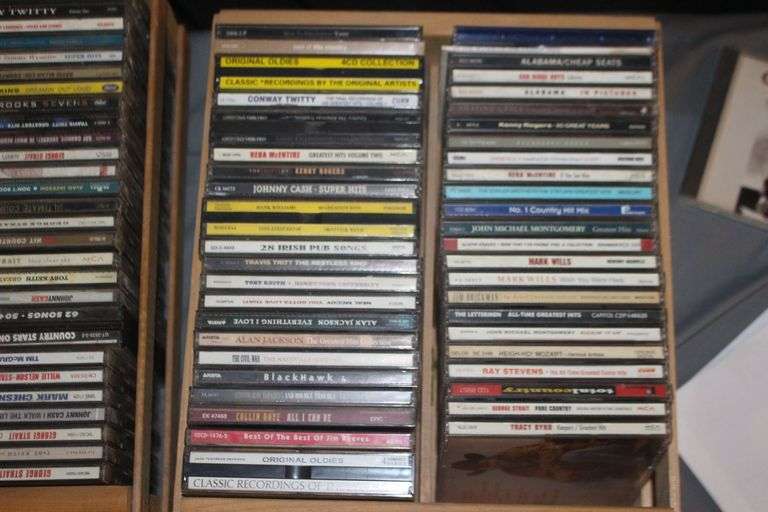 Misc CDs, CD Case, and CD Storage Boxes