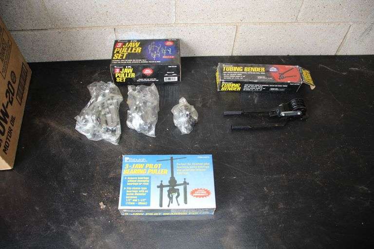 (2) Pittsburgh Jaw Puller Set and Pittsburgh Tubing Bender image