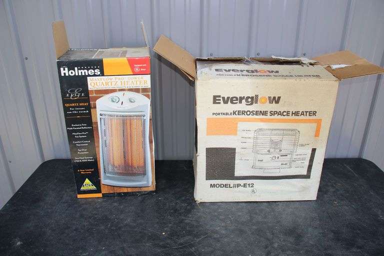Everglow Kerosene Heater and Holmes Electric Heater image