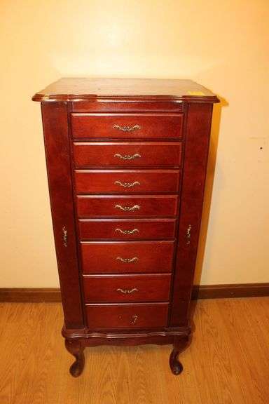 8 Drawer Jewelry Armoire