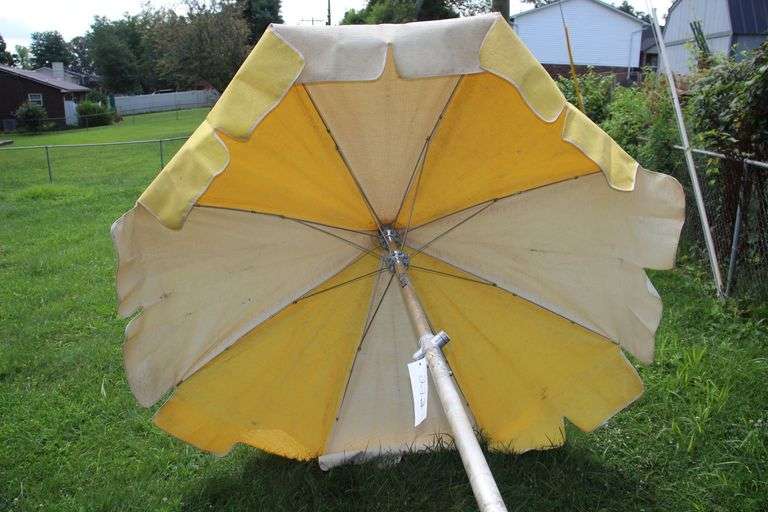 Yellow Patio Umbrella