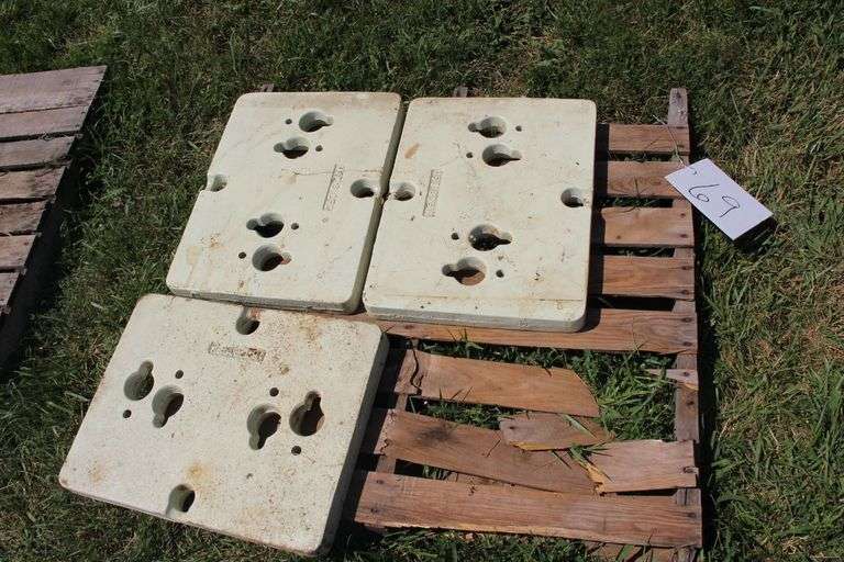 (3) Oliver Slab Tractor Weights image