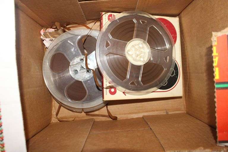 VHS Tapes, DVDs, Cassette Tapes, Audio Tape Reels, and Misc.