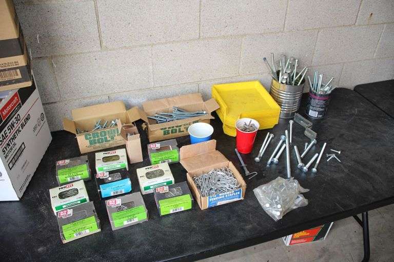 Nails, Bolts, Plastic Trays, Carriage Bolts, and Lag Screws image