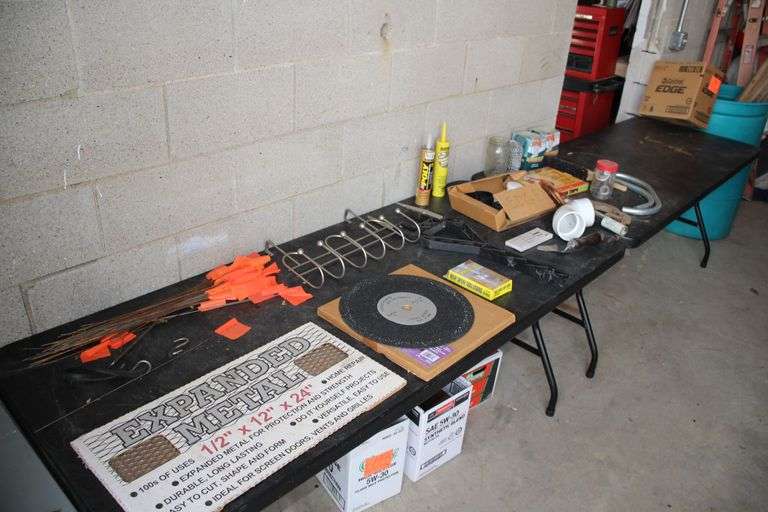 Flags, Expanded Metal, Door Hanger,  50 Ft Fish Tape, Downspout Strainers, and Misc. Items image