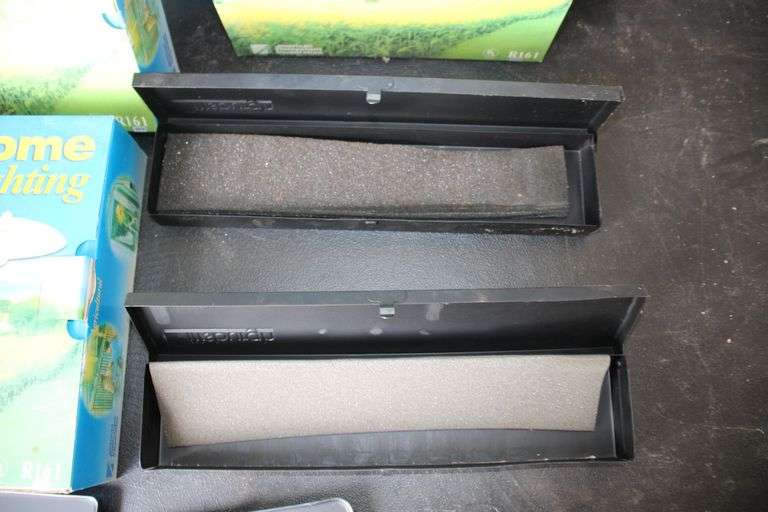 (3) Farm & Home Lighting Sets and (4) Pittsburgh Socket Boxes