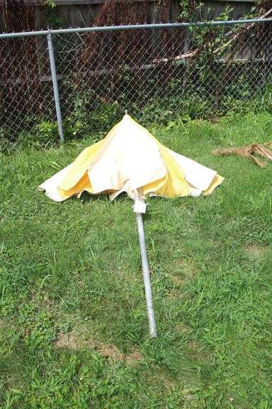 Yellow Patio Umbrella image