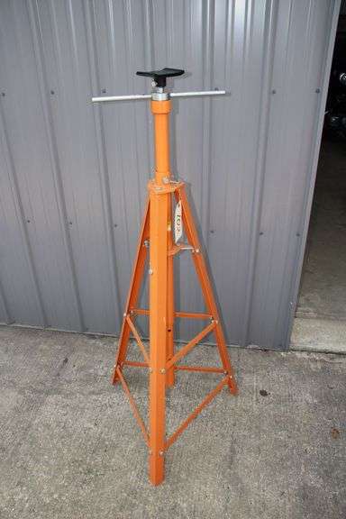 Central Hydraulics 2 Ton Jack Stand Under Hoist image