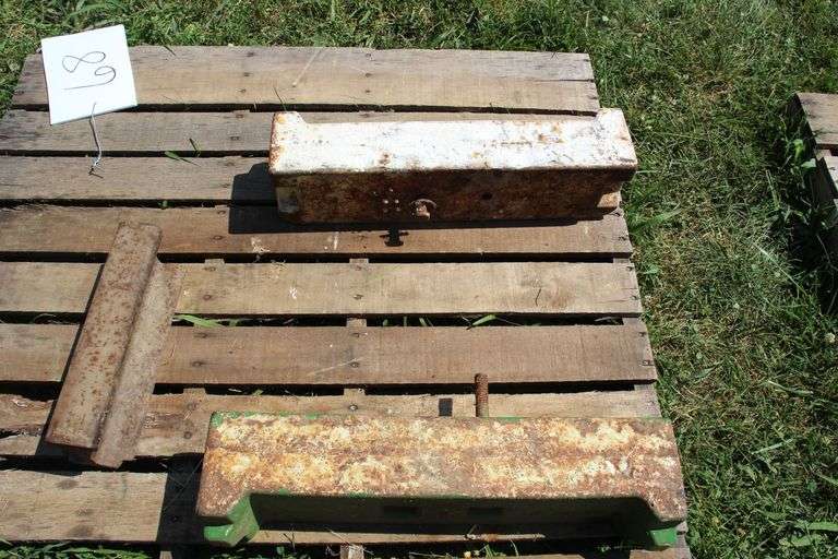 (2) Oliver Front End Weight Bars and a 12 Inch Piece of I Beam