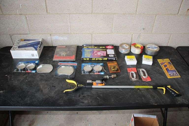 Craftsman Harmonic Balancer/Steering Wheel Puller, Bolt Puller Set, Dryer, Mirrors, Tape, and Misc. image