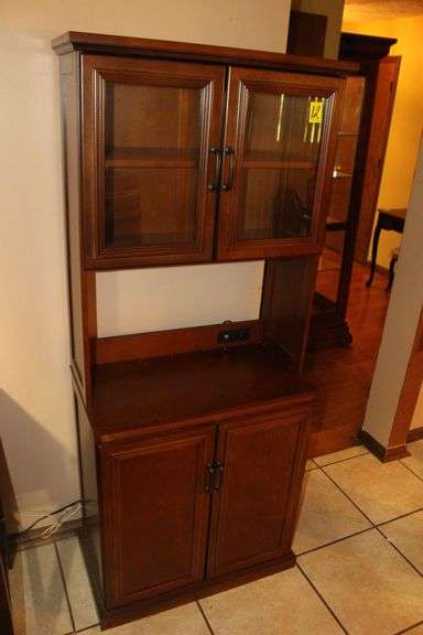 Pantry Storage Cabinet with Outlet and (2) USB Ports