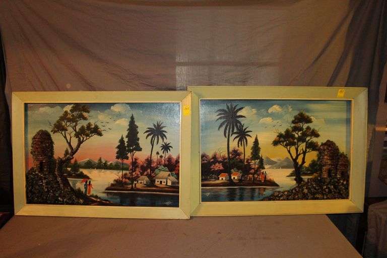 (2) Framed Oil Paintings