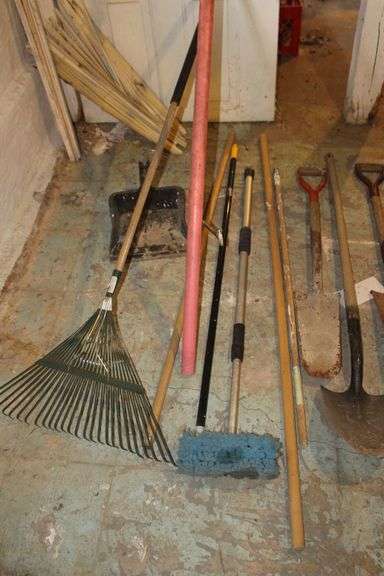 Shovels, Rakes, Dust Pan, and Misc. Hand Tools