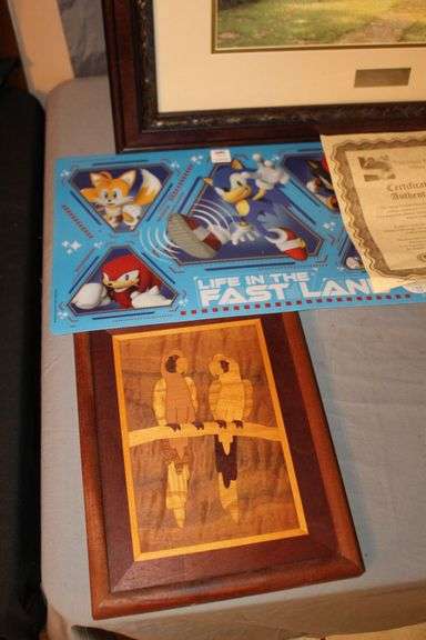 Victorian Guardian 2 Framed Picture, Various Size Frame Pictures, and Horse and Jockey Yard Decorations