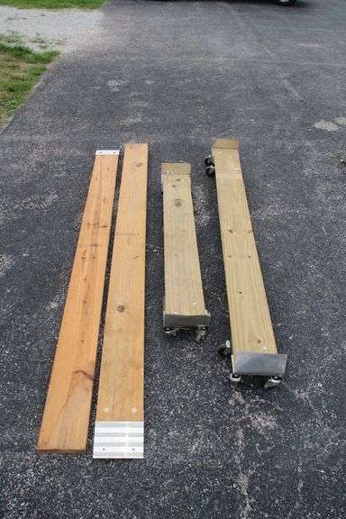 (2) 8 Ft Ramps and (2) Boards with Rollers image