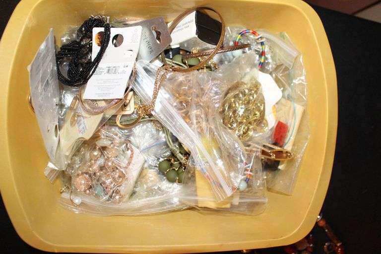 Chains, Necklaces, Bracelets, Earrings, Ring, and Misc. Costume Jewelry