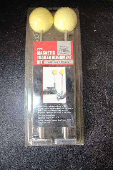 2-Piece Magnetic Trailer Alignment Kit, Reese Tow, and Store Anti Theft Lock Kit