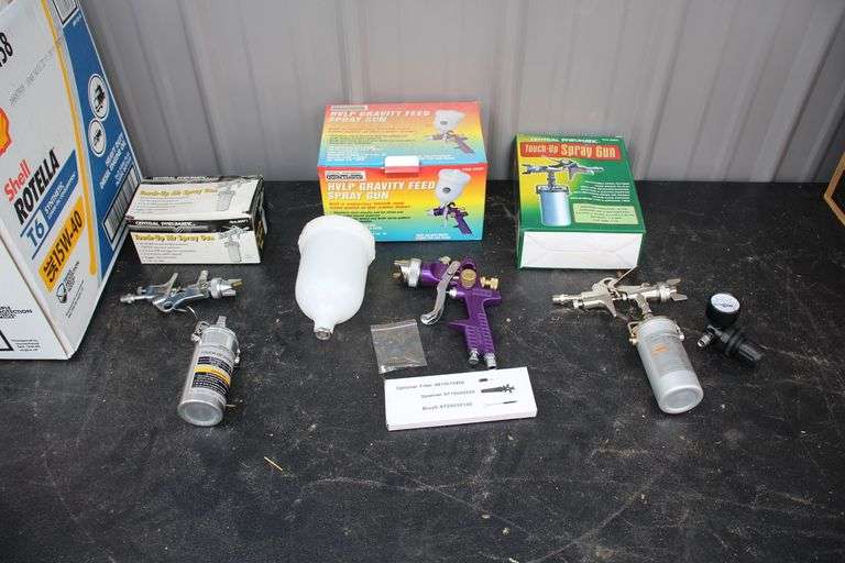 HVLP Gravity Feed Spray Gun, Touch Up Spray Gun, and Touch Up Air Spray Gun image