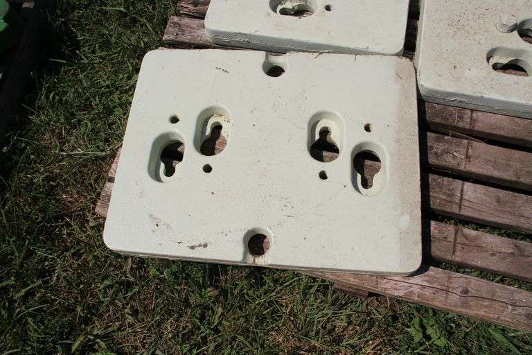 (3) Oliver Slab Tractor Weights
