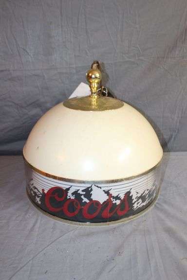 Circular Hanging Coors Beer Light