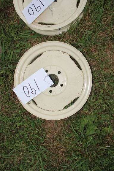 (2) 16 Inch Rims for a 44 Oliver Tractor and 26 Inch Tractor Rim