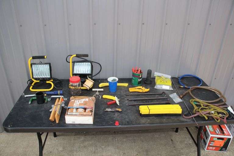 Carpenter Pencils, Cutters, Shop Lights, Unique Teak Kit, Straps, and Misc. image
