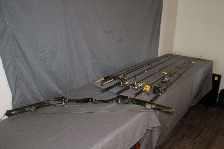 (3) Shakespeare, EZ Cast, Quantium, Proton Rod and Reels, (2) Rods, and Longbow image