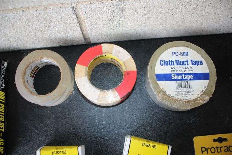 Craftsman Harmonic Balancer/Steering Wheel Puller, Bolt Puller Set, Dryer, Mirrors, Tape, and Misc.