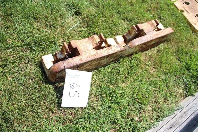 (2) Oliver Front End Tractor Weight Racks