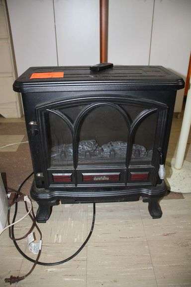 Duraflame Electric Heater with Remote, (2) Pole Lamps, Honeywell Fan, Hamilton Beach True Air, and GE Air Purifier