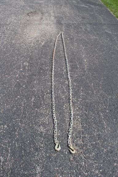 20 Ft Chain with Hooks on Both Ends image