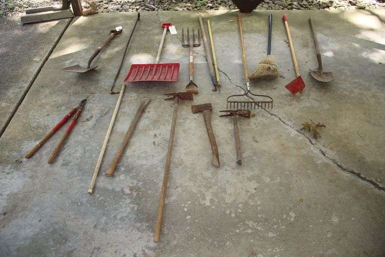 Hoe, Rake, Shovel, Potato Fork, and Misc. Hand Tools image
