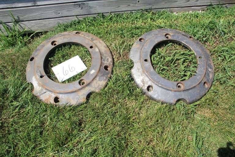 (2) Oliver Rear Tractor Wheel Weights image