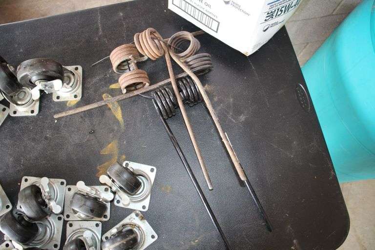 Castor Wheels and Rake Teeth