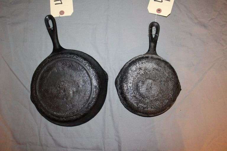 7 Inch Cast Iron Skillet and 8 Inch Cast Iron Skillet