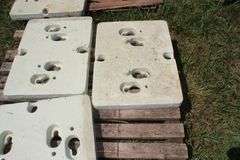 (3) Oliver Slab Tractor Weights