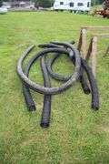(2) Saw Horses, Cable, (2) Flower Pots, (4) Pieces of 4 Inch Drain Pipe, and Misc. Rope Pieces