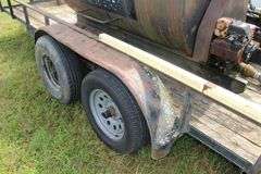 16 Ft. Trailer with Sealmaster Asphalt Sealer Tank and Spraying Agitator