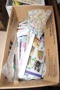 Craft Patterns, Ironing Board, and (2) Baskets