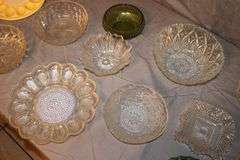 Glass Egg Plate, Glass Bowls, Glass Serving Trays, Candy Dishes, and Egg Plate