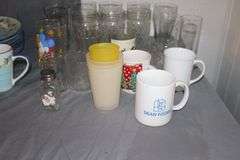 WCL Plates, Saucers, Bowls, and Mugs, Coca Cola Glasses, Coffee Mugs, and Misc. Glassware