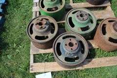 (6) Tractor Belt Pulleys