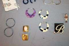 Brooch, Necklaces, Bracelets, Earrings, Shirt Pins, and Misc. Costume Jewelry