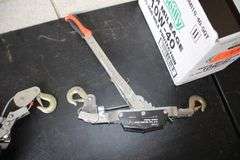 (2) Allied 2.5 Ton Double Gear Cable Puller