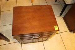 2 Drawer Table and 2 Drawer End Table on Wheels